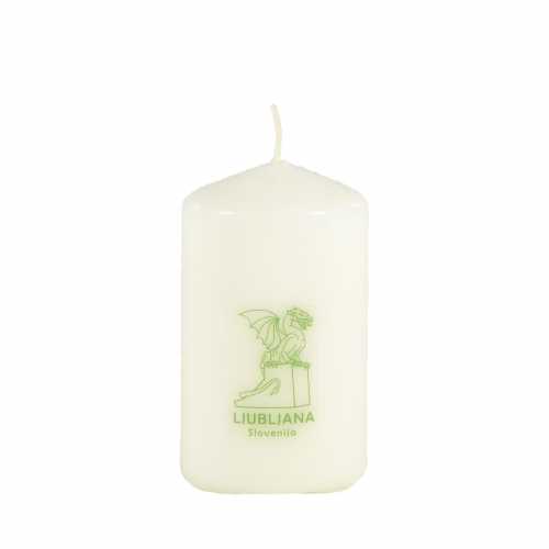 Candle white PAVI DECOR