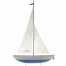 Stehendes dekoratives Segelboot Saint Tropez