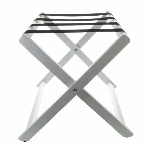 Kofferständer Buchenholz weiß PAVI DECOR