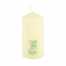 Paraffin candle ivory PAVI DECOR