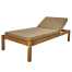 Sonnenliege aus Holz mit Kissen PAVI DECOR