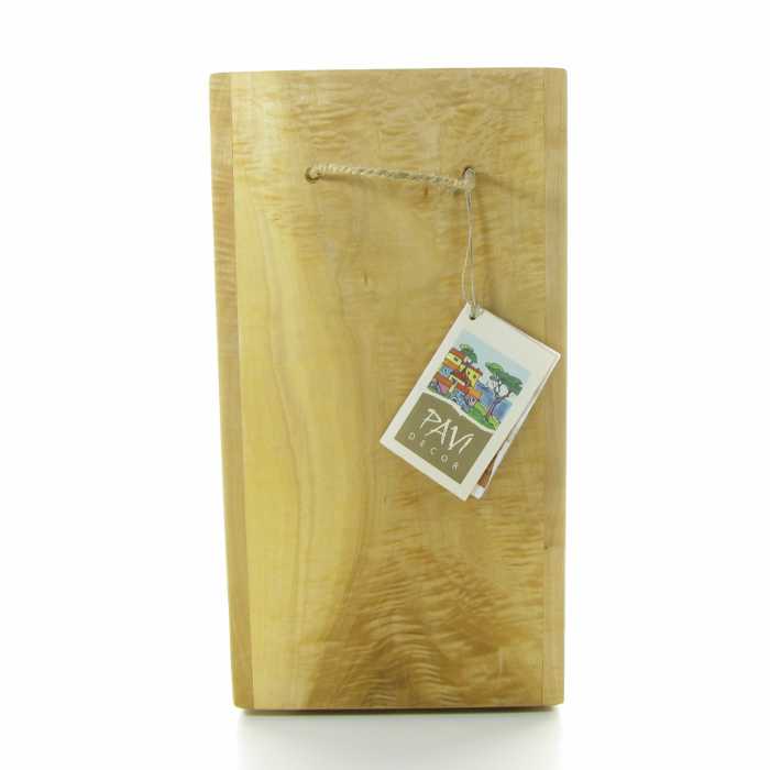 Quadratischer Schirmständer aus Pappelholz PAVI DECOR