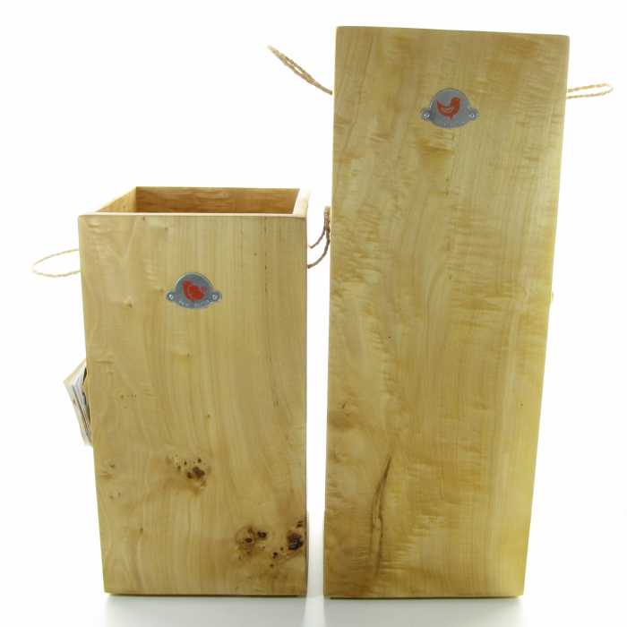 Quadratischer Schirmständer aus Pappelholz PAVI DECOR