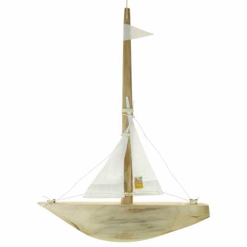 Deco barca a vela in legno PAVI DECOR